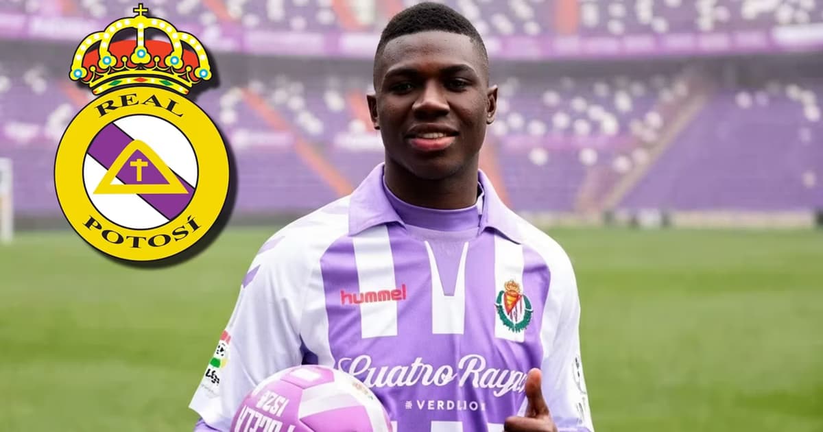 Stiven Plaza con la camiseta del Valladolid