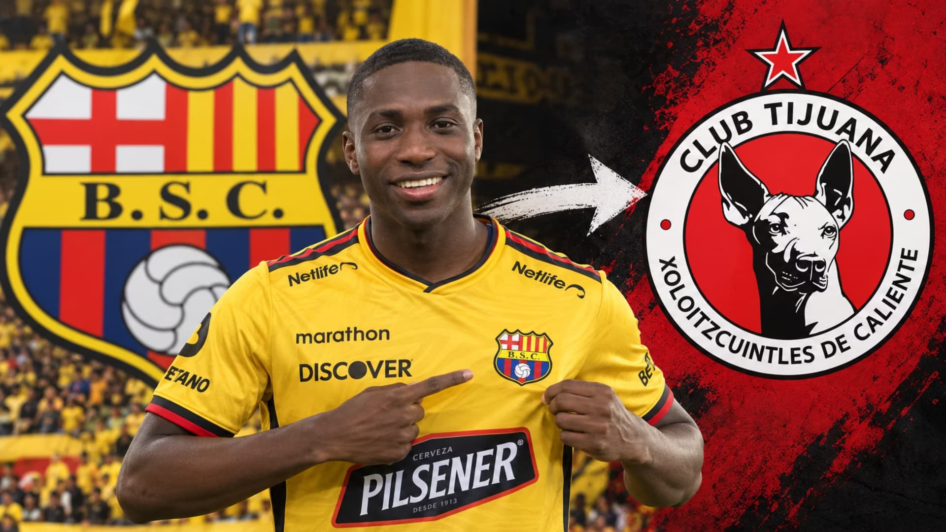 Jerly Wila como jugador de Barcelona SC