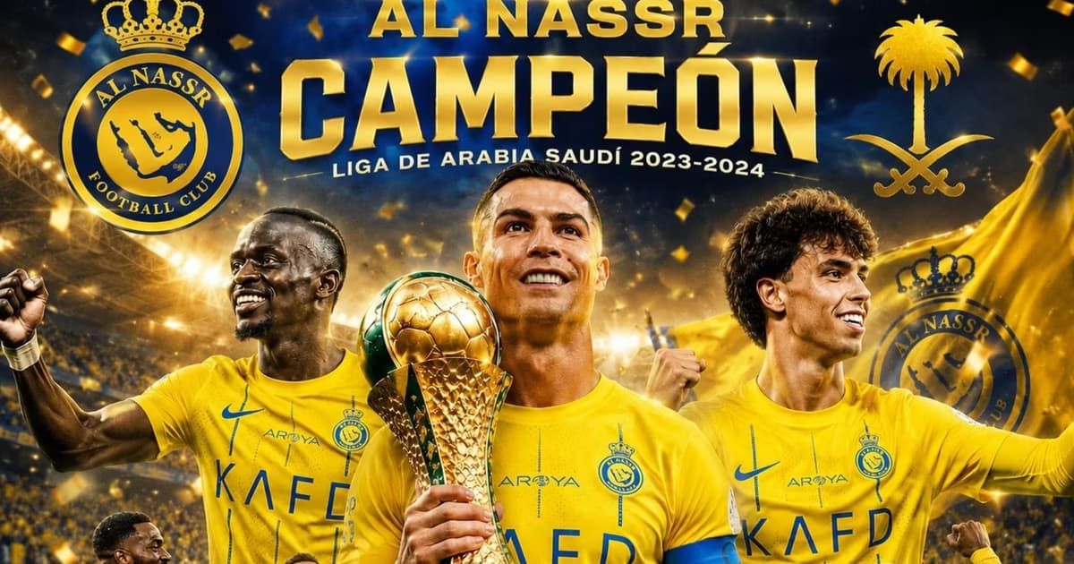 Cristiano Ronaldo campeón en Arabia