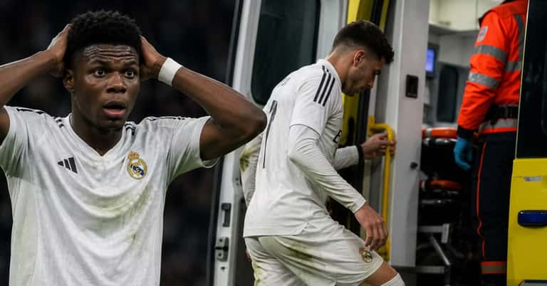 Aurelien Tchouaméni mandó al hospital a Federico Valverde