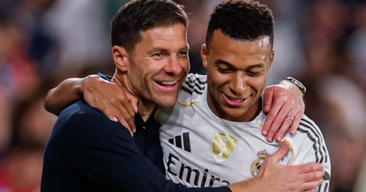 Xabi Alonso y Mbappé en el Madrid