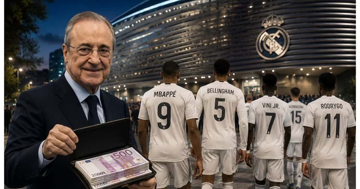 Florentino con mucho dinero