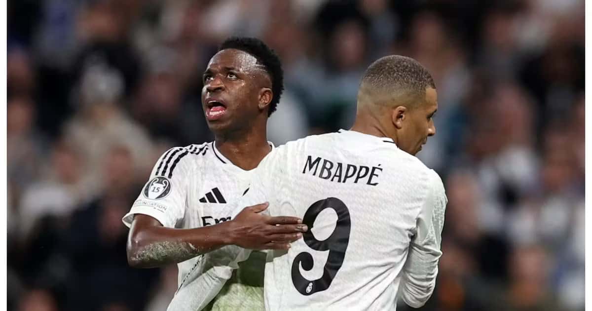 Mbappé y Vinicius con el Madrid