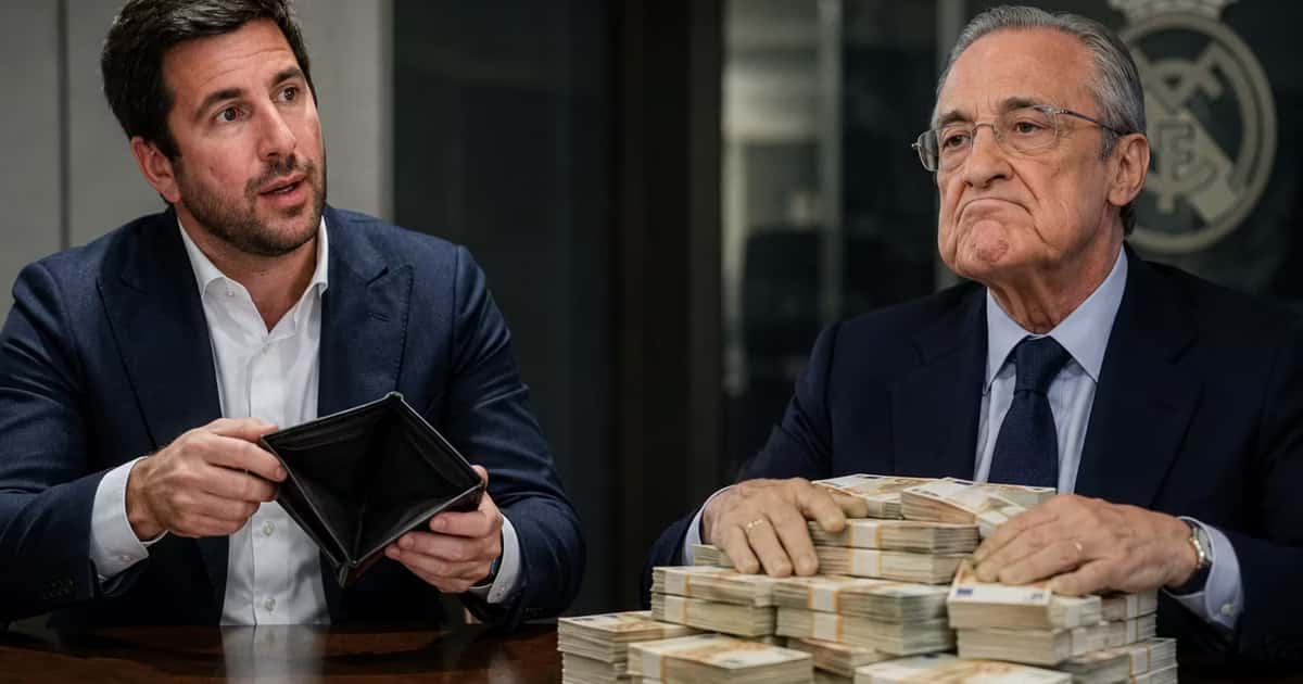 Enrique Riquelme y Florentino Pérez