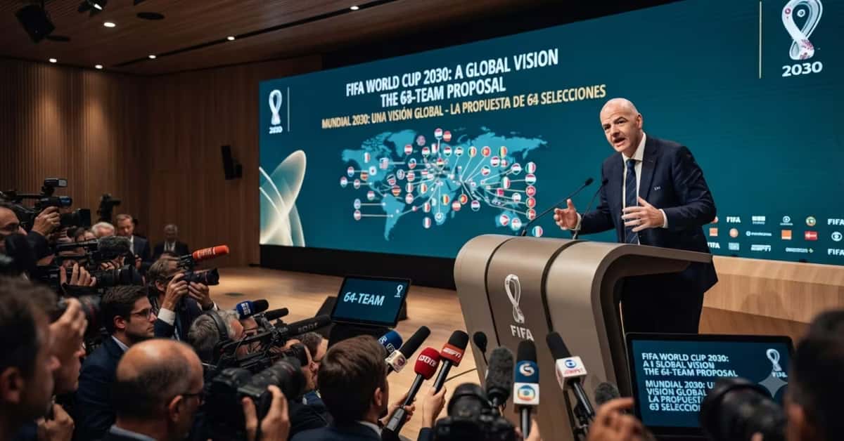 Gianni Infantino hablando