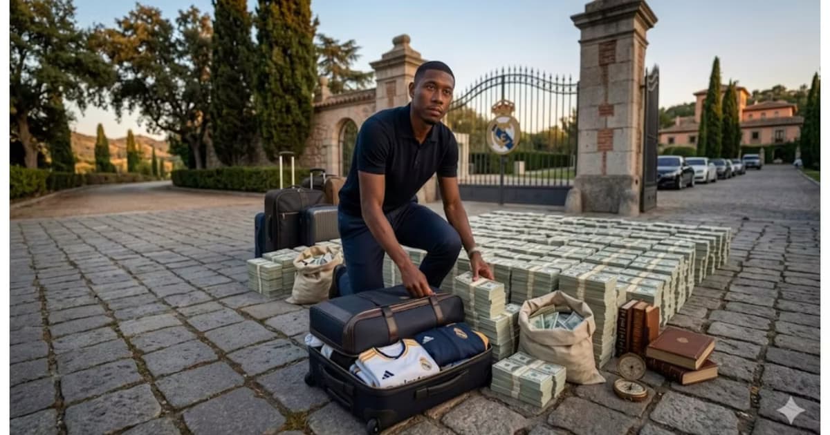 Alaba en la puerta de salida del Real Madrid