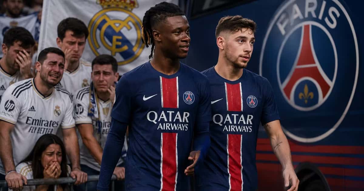 Camavinga y Valverde yendose del Real Madrid