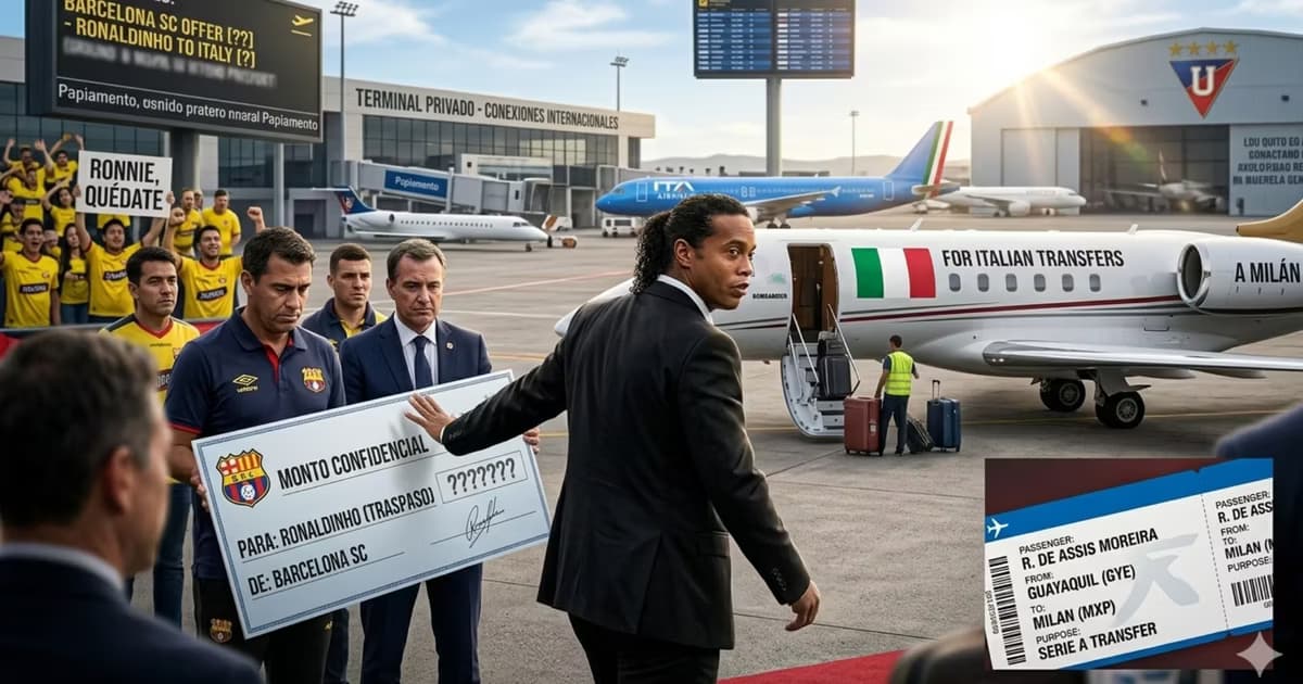 Ronaldinho rechazando a BSC