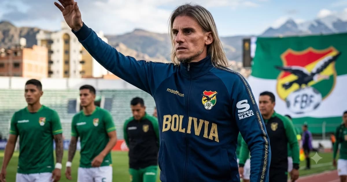 Beccacece como DT de Bolivia
