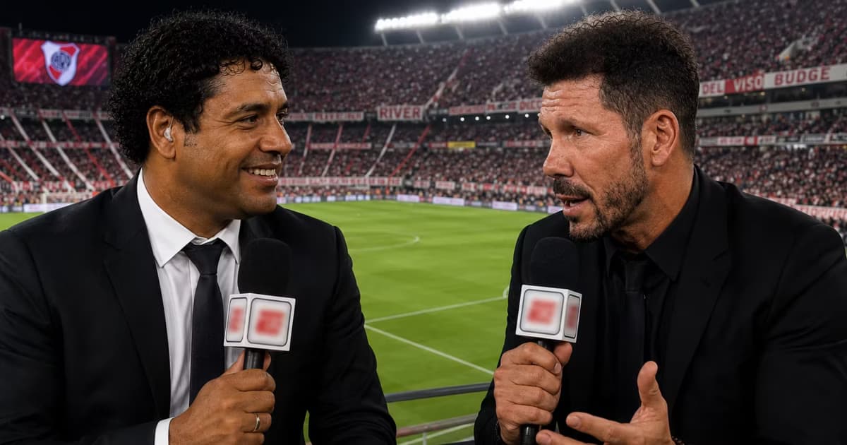 Franklin Salas y el Cholo Simeone
