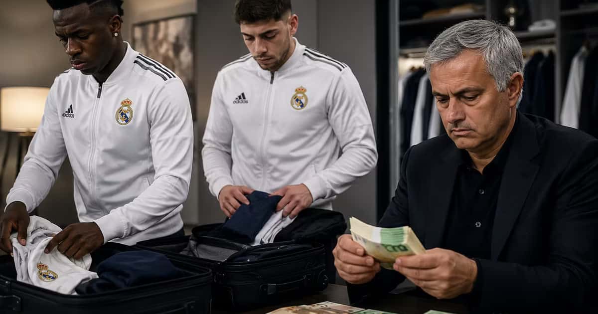 Vinicius y Federico Valverde haciendo sus maletas, José Mourinho contando dinero
