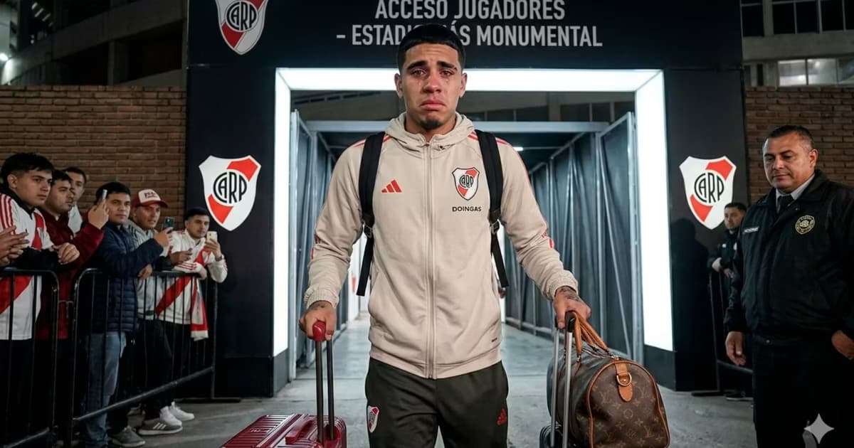 Kendry Páez saliendo de River Plate