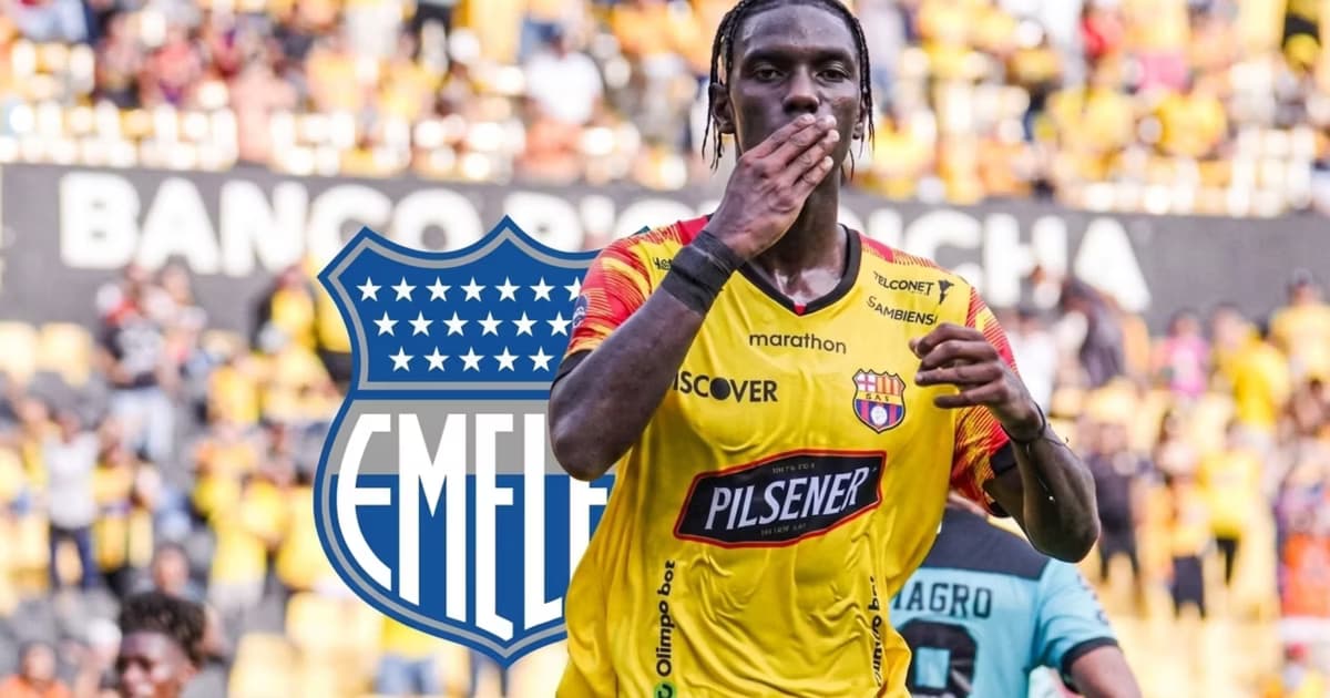 Allen Obando con la camiseta de Barcelona SC