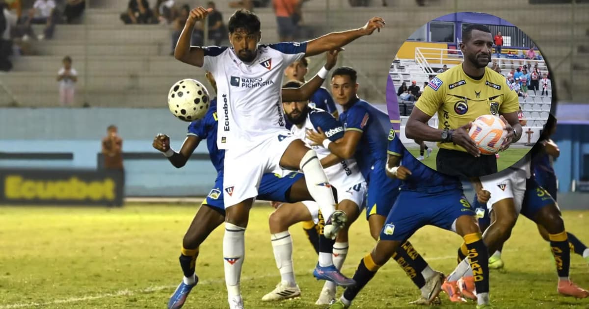 Liga de Quito contra Delfín y Lenin Quiñónez