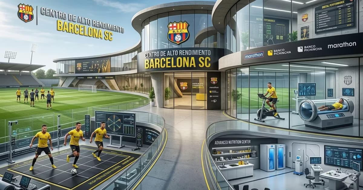 Como sería el centro de alto rendimiento de Barcelona SC