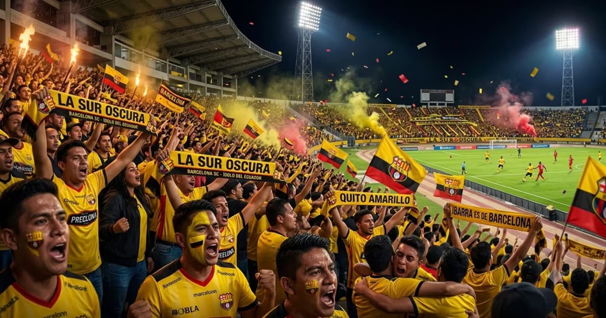 La hinchada de Barcelona SC