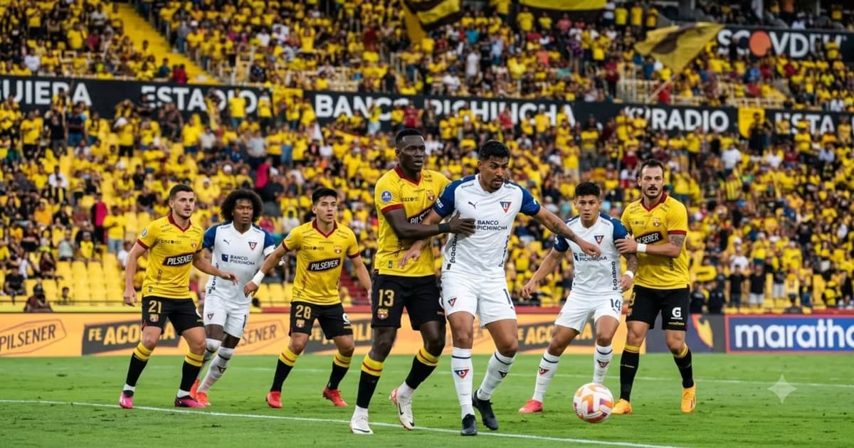 Barcelona SC contra Liga de Quito