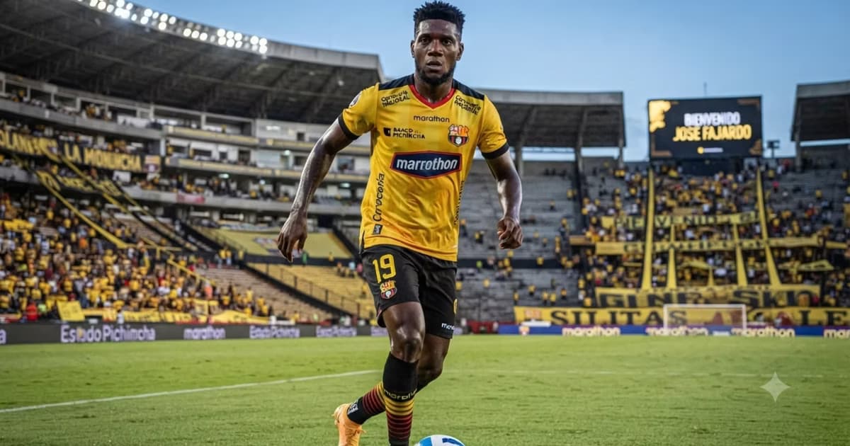 José Fajardo como jugador de Barcelona SC