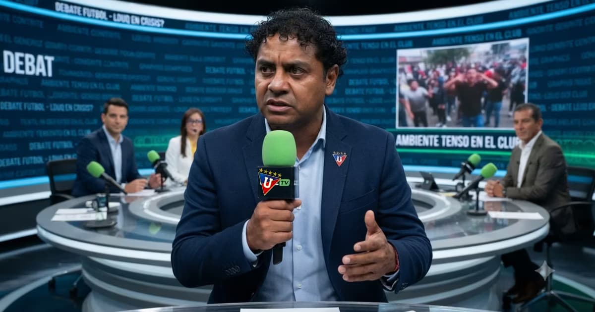 Franklin Salas hablando de LDU