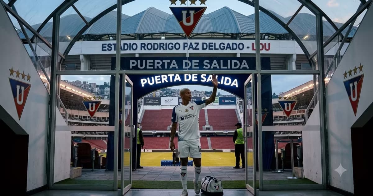 Deyverson saliendo de LDU