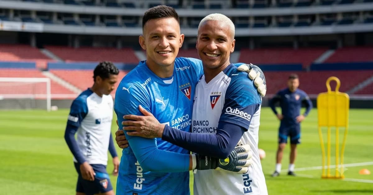 Valle y Deyverson en LDU