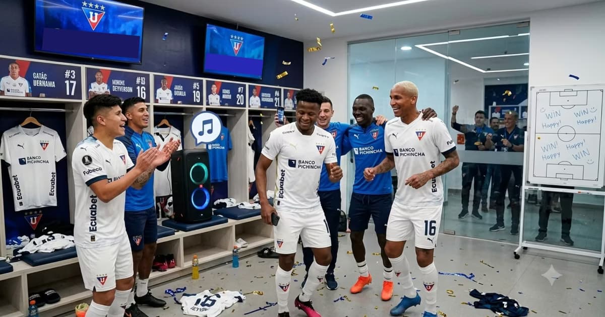 El camerino de LDU feliz