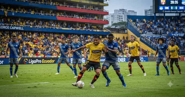 Emelec conserva la mayor goleada del Clásico del Astillero ante Barcelona SC