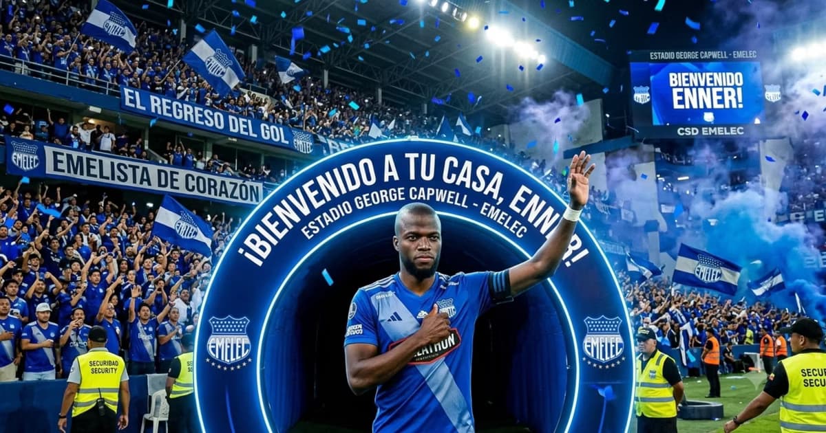 Enner Valencia regresando a Emelec