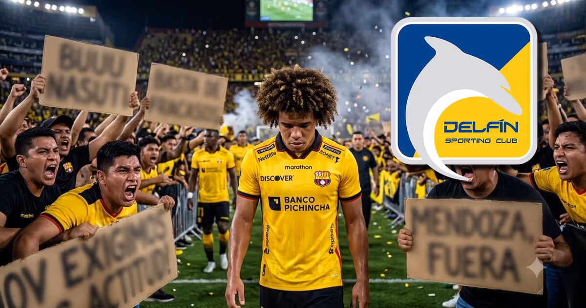Erick Mendoza y los hinchas de BSC