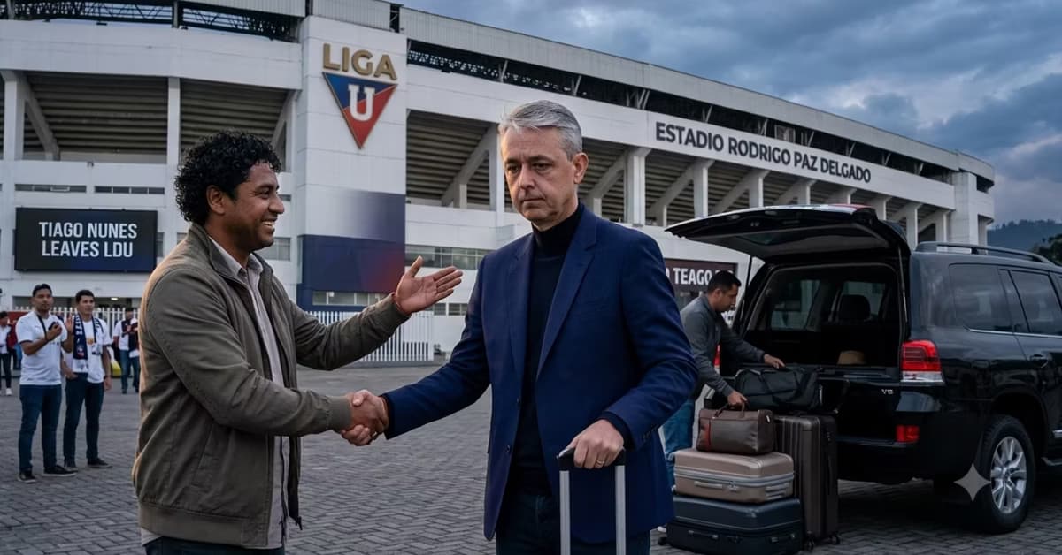 Estoy inconforme con la salida de Tiago Nunes de Liga de Quito
