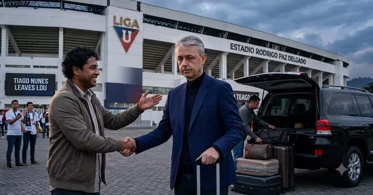 Estoy inconforme con la salida de Tiago Nunes de Liga de Quito