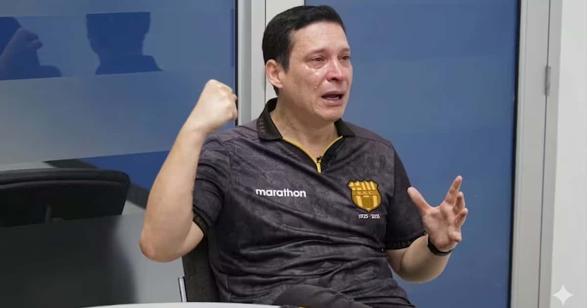 Iván Triviño llorando
