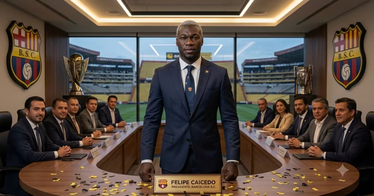 Felipe Caicedo como presidente de BSC