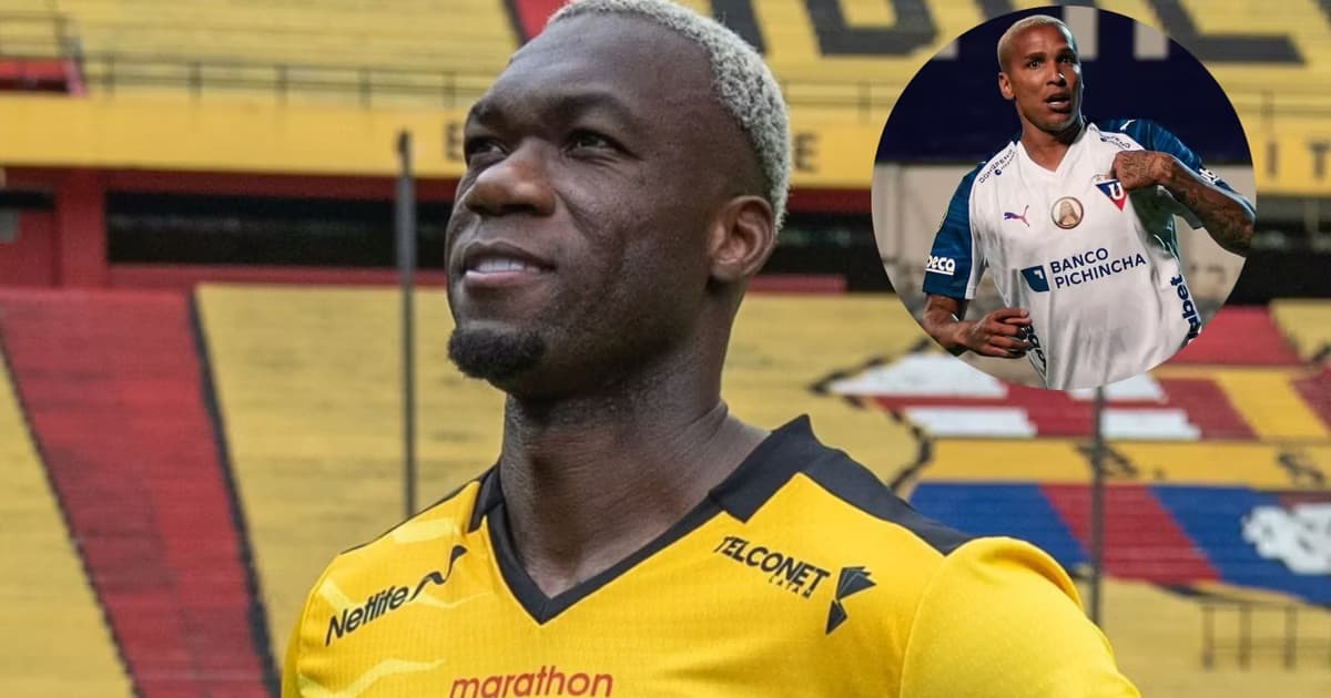 Felipe Caicedo y Deyverson en LDU