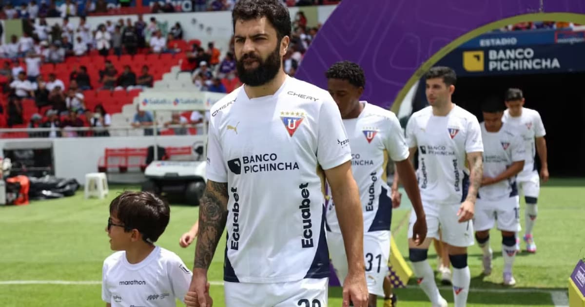 Gian Franco Allala defensa de Liga de Quito