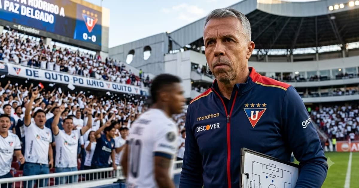 Gustavo Alvarez como DT de Liga de Quito