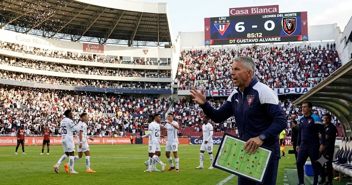 Liga de Quito bajo el mando de Gustavo Alvarez
