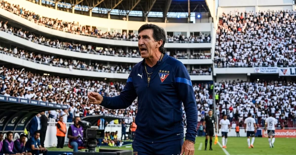 Gustavo Costas como DT de Liga de Quito