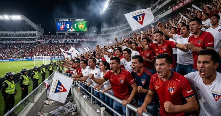 Hinchas de LDU estallaron luego del gol de Leones en Casa Blanca: "Que se vayan todos"