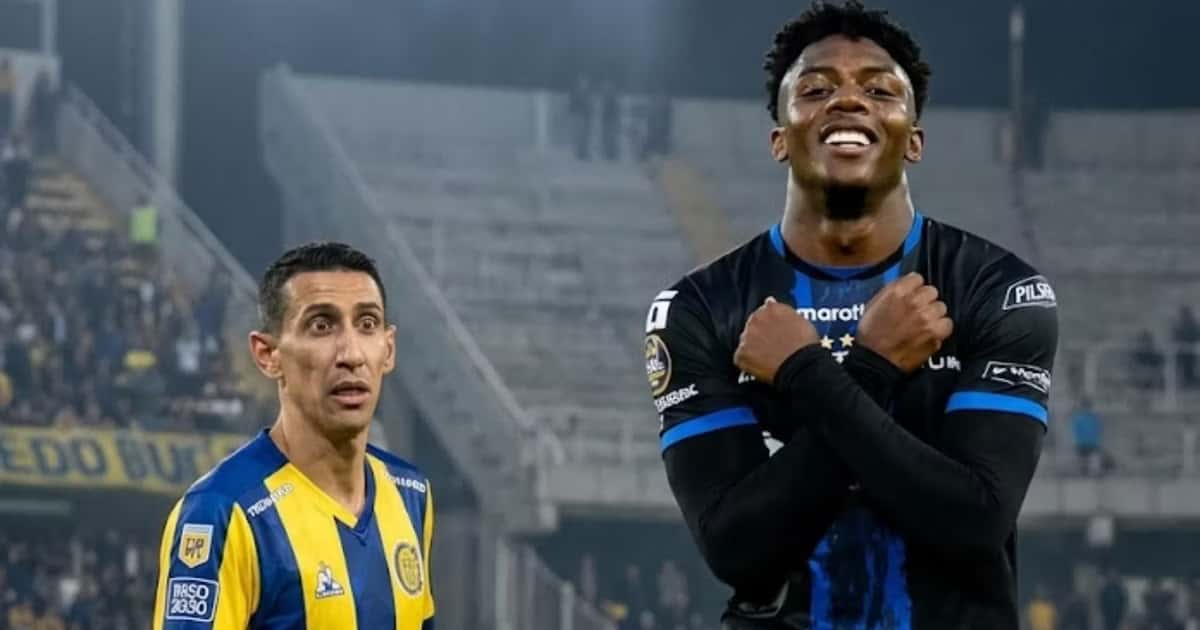 Ángel Di María y Djorkaeff Reasco