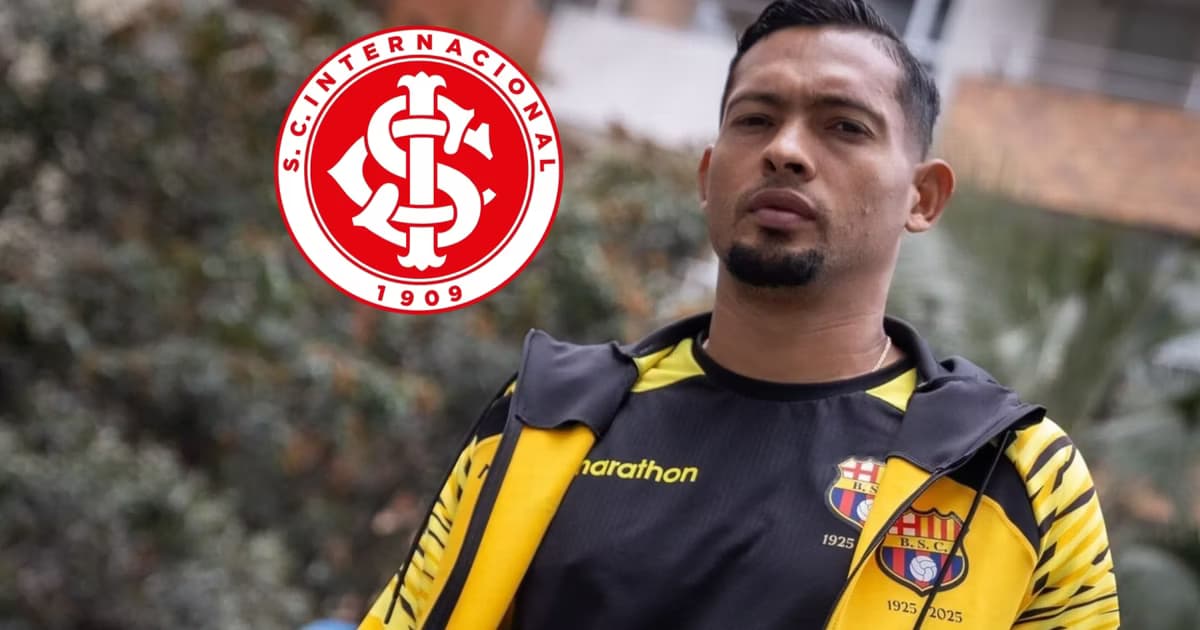 José Contreras con la ropa de Barcelona SC