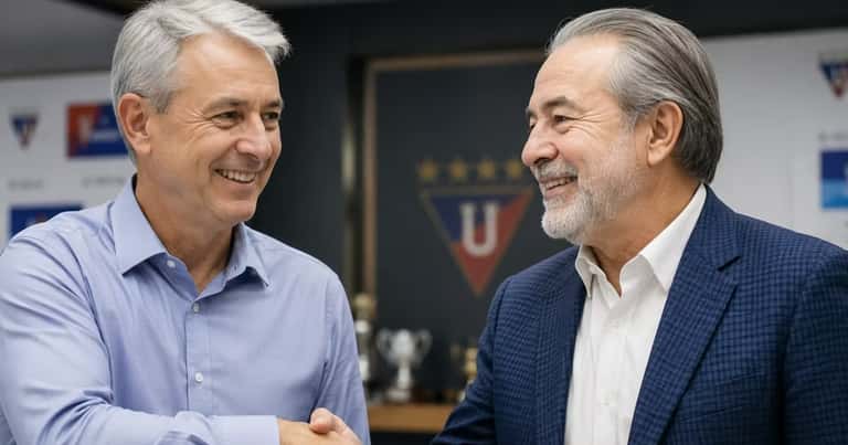 Isaac Álvarez respondió que no mandará a Tiago Nunes de Liga de Quito
