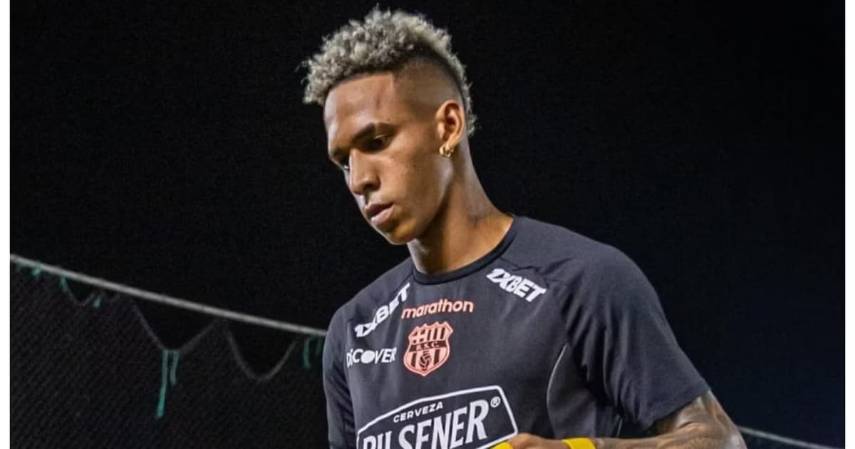 Jandry Gómez entrenando con Barcelona SC