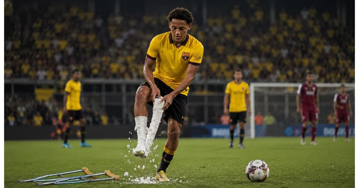 Johan García en la cancha