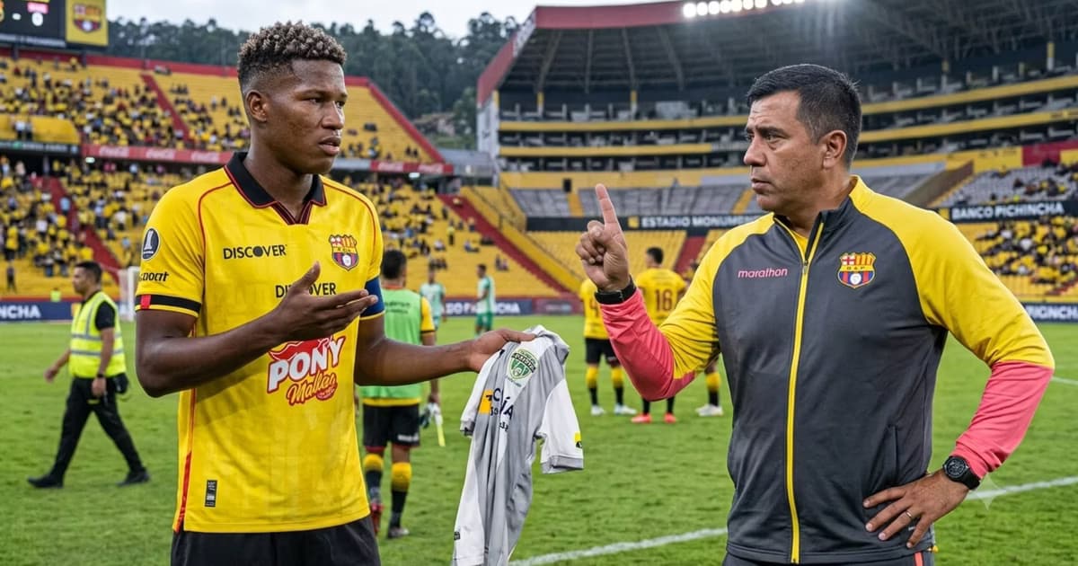 José Caicedo y César Farías en BSC