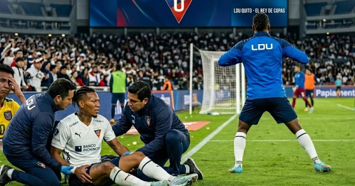 José Quintero lesionado con Liga de Quito