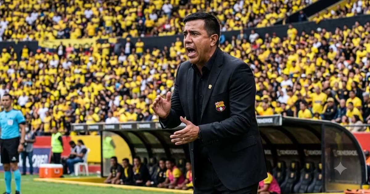 Cesar Farías como DT de Barcelona SC