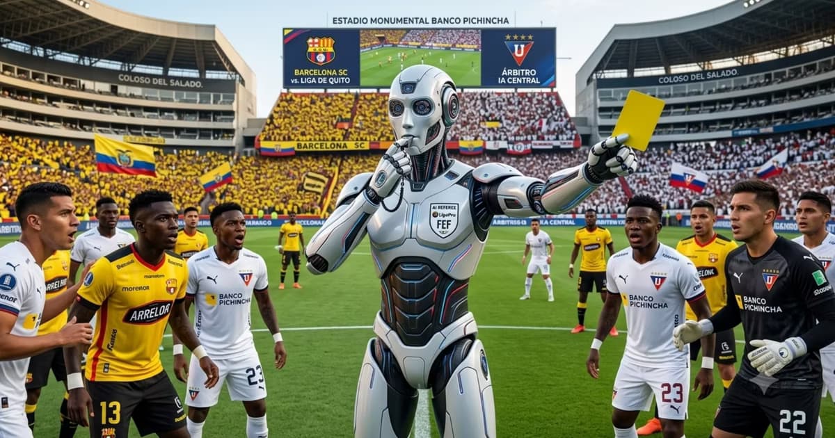 La IA en el partido de Barcelona SC y LDU
