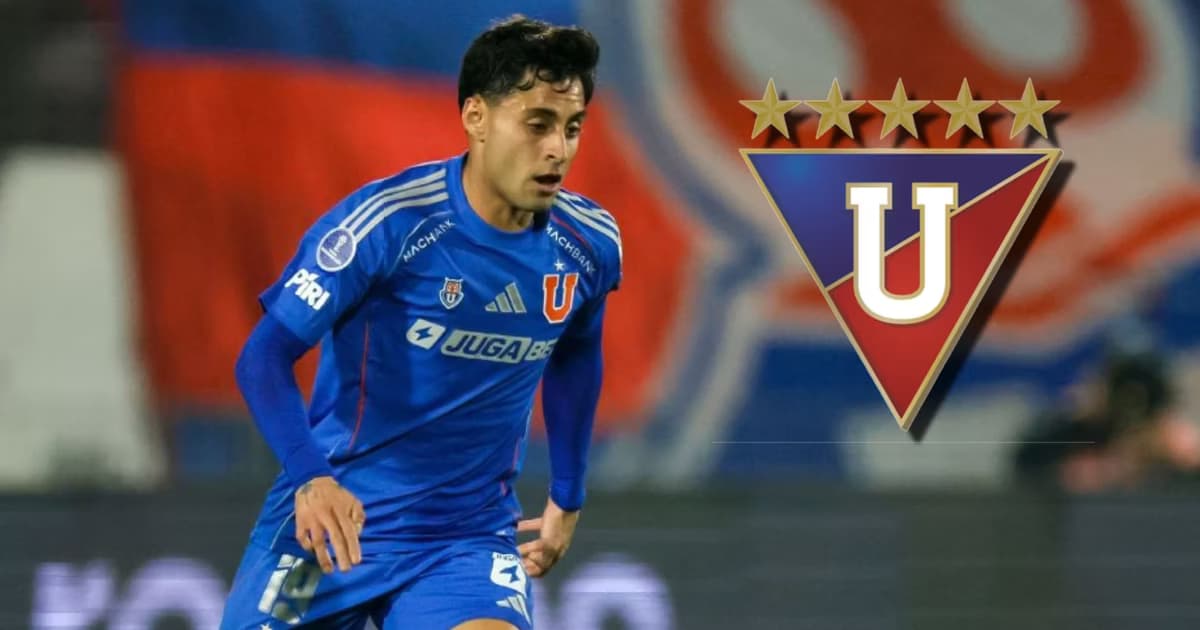 Javier Altamirano con la camiseta de la U de Chile