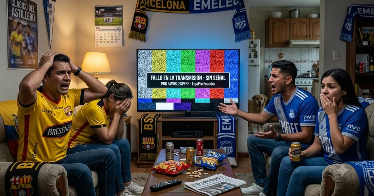 Hinchas de Barcelona SC y Emelec con problemas viendo el clásico